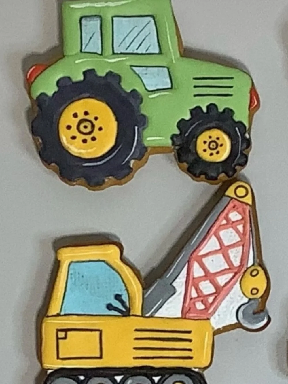 Plastic Construction Vehicle Cookie Cutter Set (4 pcs)